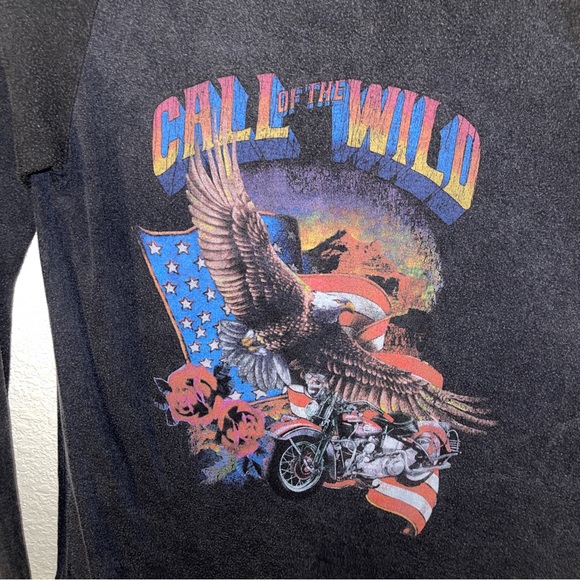 Vintage Call Of The Wild Long Sleeve Tee Size M EUC HTF - Picture 3 of 6